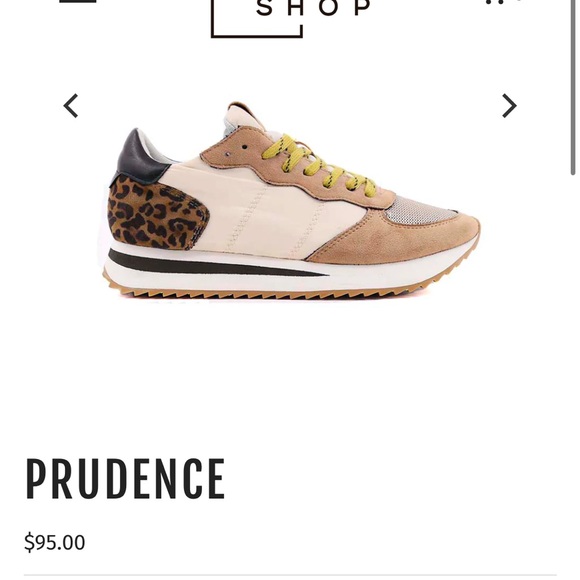 “Prudence” Leopard Sneaker SHU SHOP BNIB - Picture 2 of 6